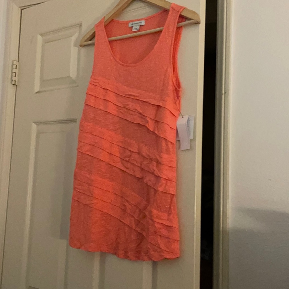 Tiered Ruffle Burnout Tank